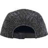 SUPREME STITCHED OLD ENGLISH DENIM CAMP CAP-BLACK