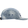 SUPREME STITCHED OLD ENGLISH DENIM CAMP CAP-INDIGO