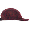 SUPREME STITCHED OLD ENGLISH DENIM CAMP CAP-RED