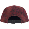 SUPREME STITCHED OLD ENGLISH DENIM CAMP CAP-RED