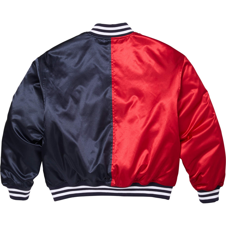 SUPREME CHAMPION SATIN VARSITY JACKET-MULTICOLOR