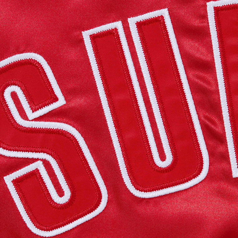 SUPREME CHAMPION SATIN VARSITY JACKET-MULTICOLOR