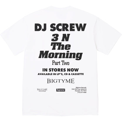 SUPREME DJ SCREW SUC TEE-WHITE