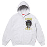 SUPREME DSNY ZIP UP HOODED SWEATSHIRT-GREY