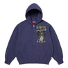 SUPREME DSNY ZIP UP HOODED SWEATSHIRT-NAVY