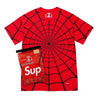 SUPREME HANES® SPIDER-MAN TAGLESS TEES (2 PACK)-RED