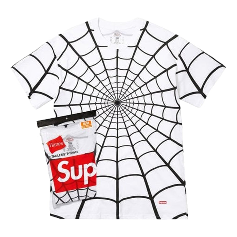 SUPREME HANES® SPIDER-MAN TAGLESS TEES (2 PACK)-WHITE