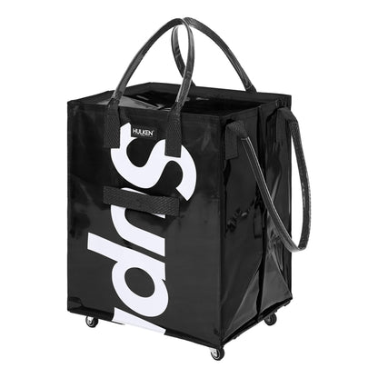 SUPREME HULKEN ROLLING TOTE BAG-BLACK