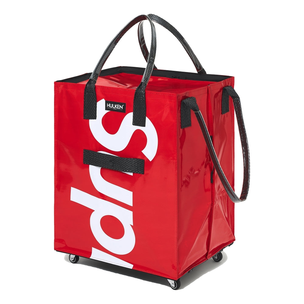SUPREME HULKEN ROLLING TOTE BAG-RED