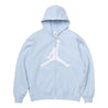 SUPREME JORDAN® ZIP UP HOODED SWEATSHIRT-LIGHT BLUE