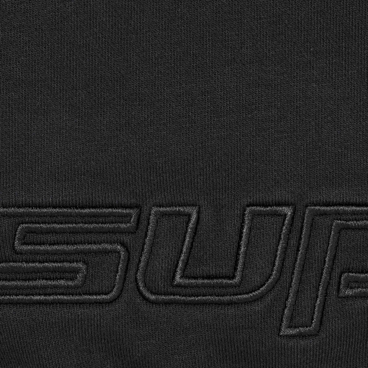 SUPREME JORDAN® ZIP UP HOODED SWEATSHIRT-BLACK