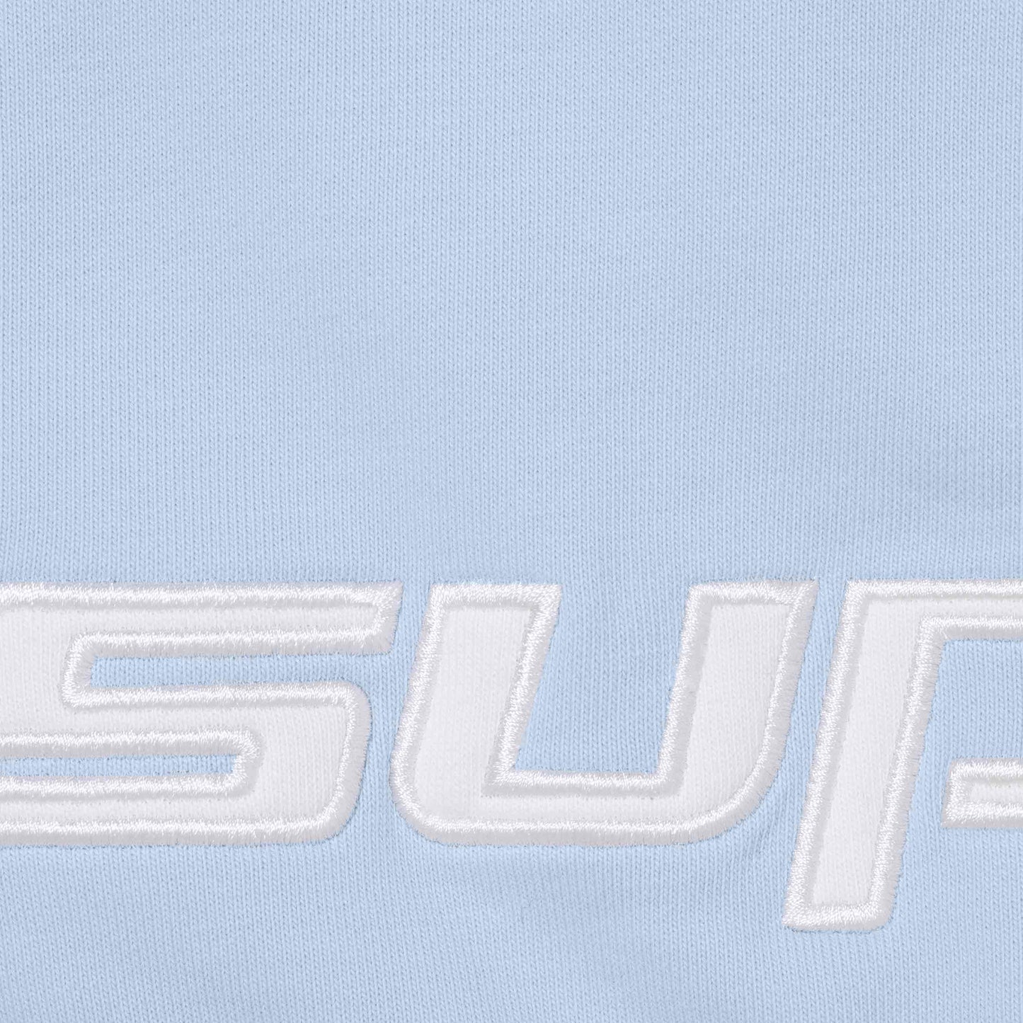 SUPREME JORDAN® ZIP UP HOODED SWEATSHIRT-LIGHT BLUE