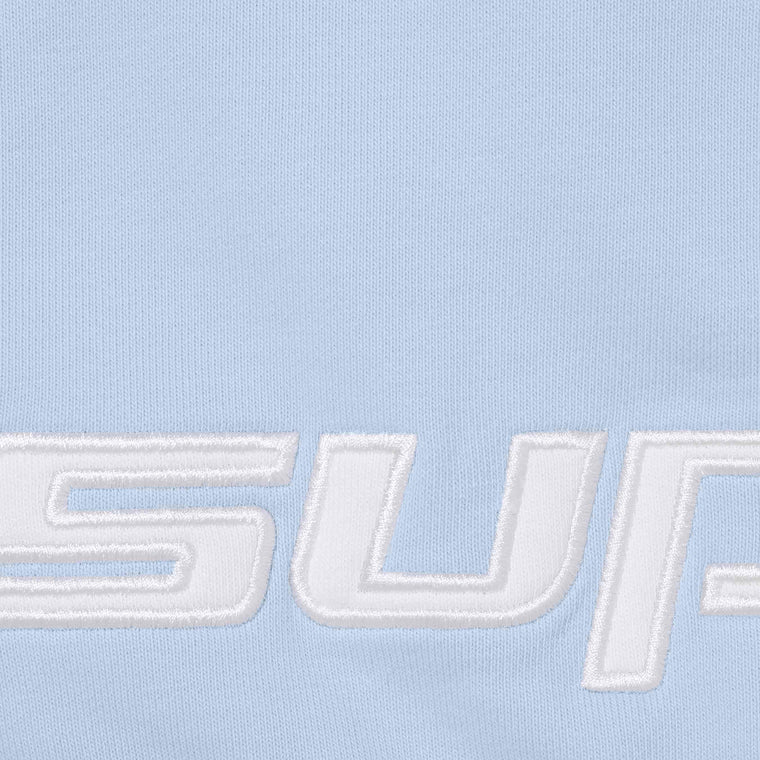 SUPREME JORDAN® ZIP UP HOODED SWEATSHIRT-LIGHT BLUE