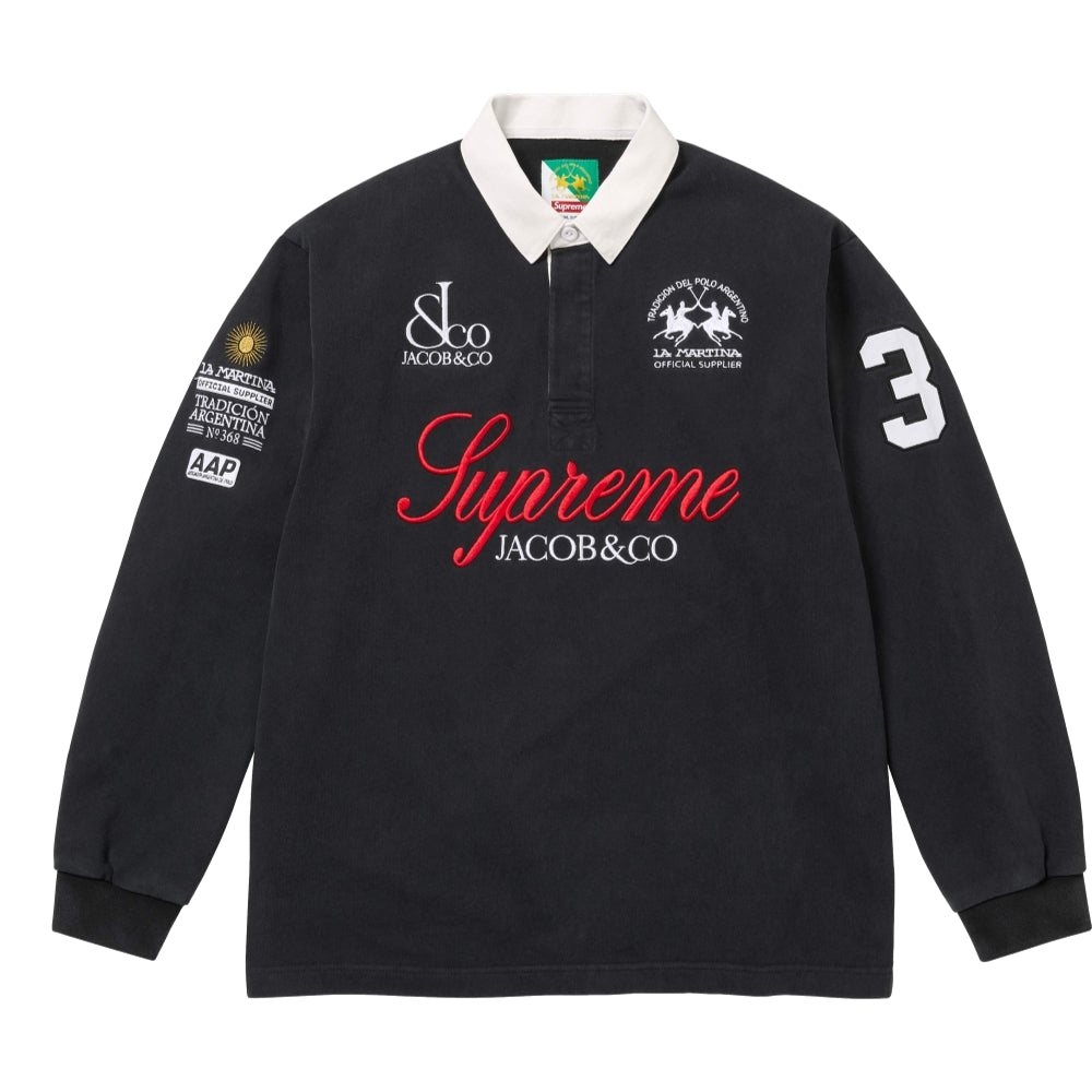 SUPREME LA MARTINA/JACOB & CO RUGBY-BLACK