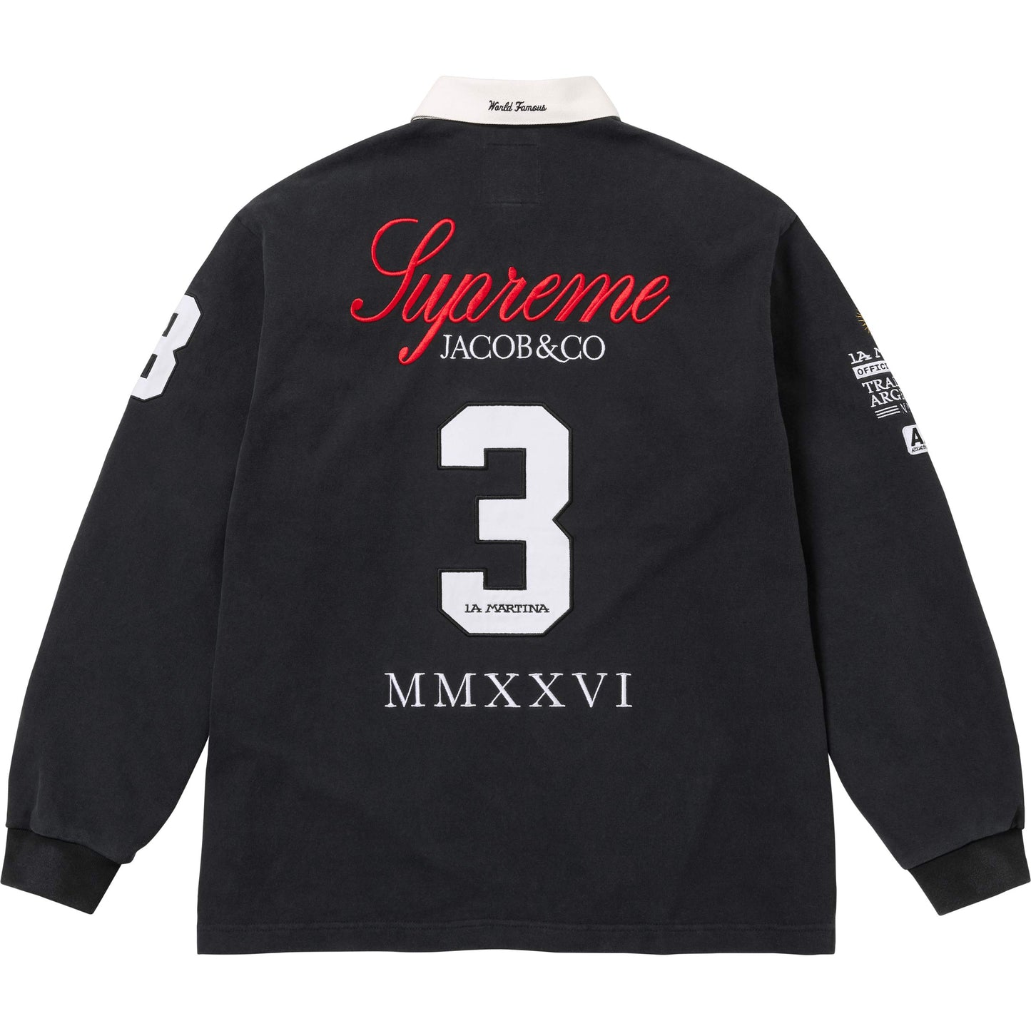 SUPREME LA MARTINA/JACOB & CO RUGBY-BLACK