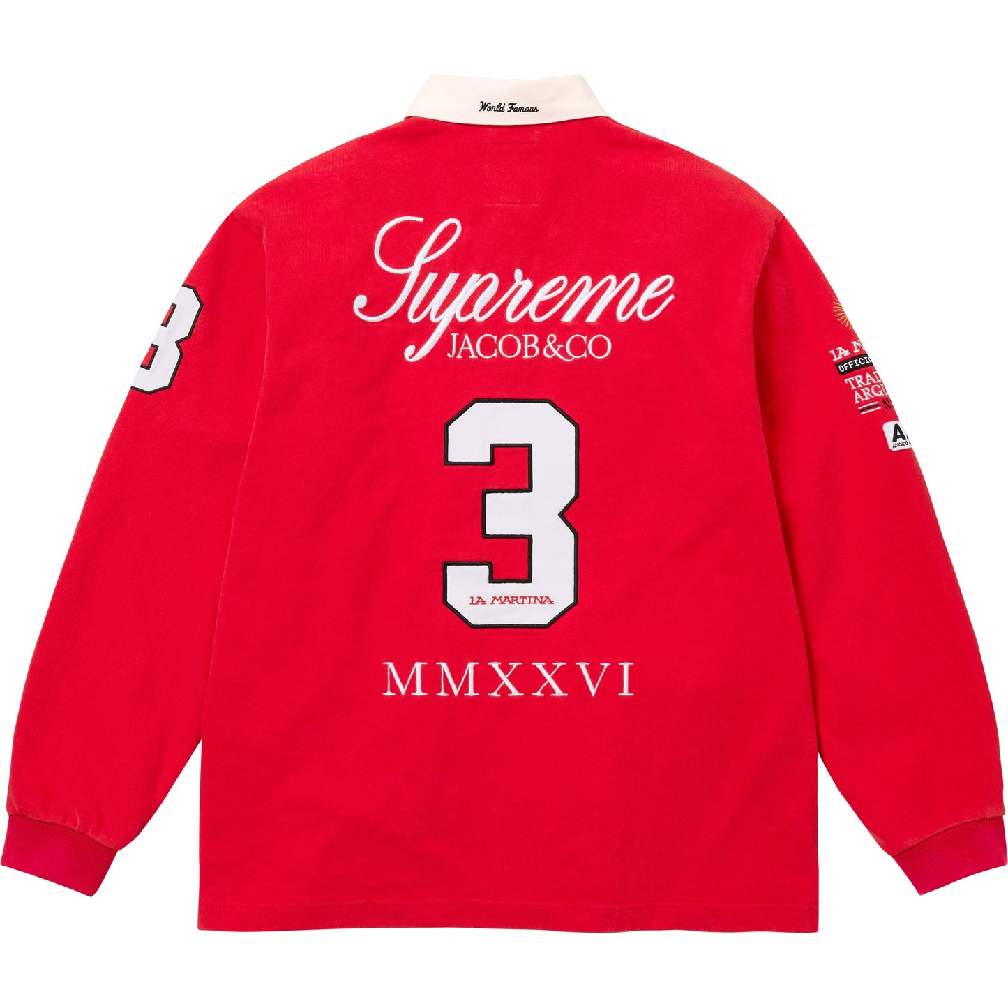 SUPREME LA MARTINA/JACOB & CO RUGBY-RED