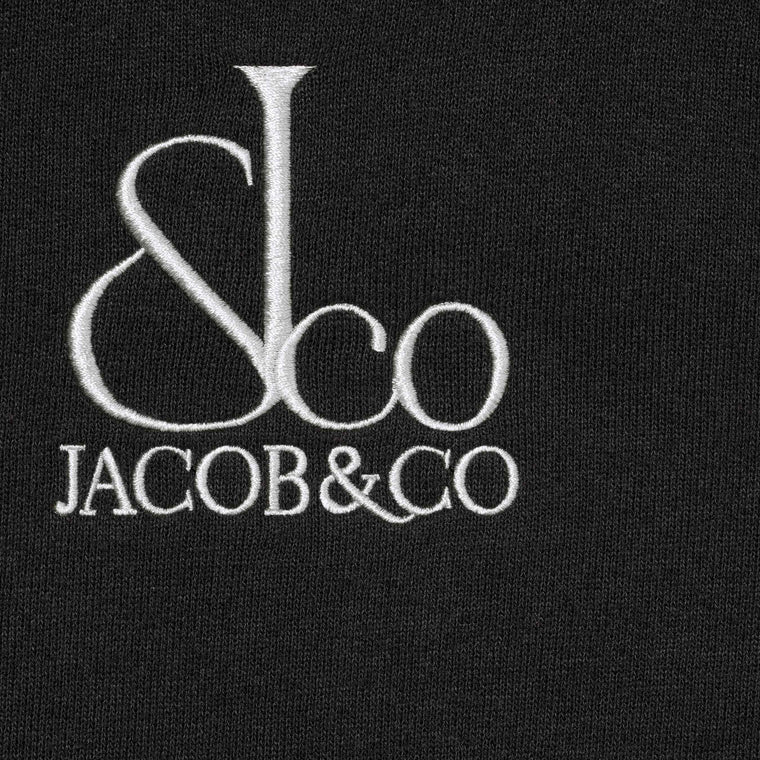 SUPREME LA MARTINA/JACOB & CO ZIP UP SWEATSHIRT-BLACK