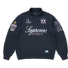 SUPREME LA MARTINA/JACOB & CO ZIP UP SWEATSHIRT-NAVY