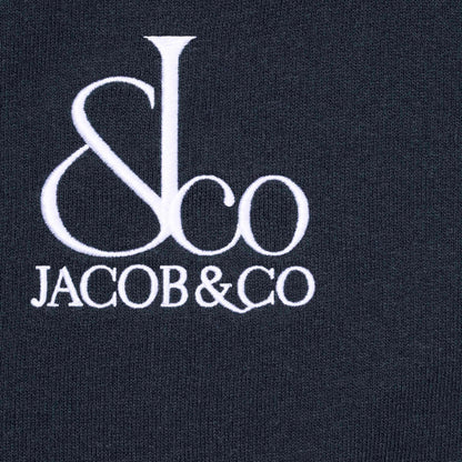 SUPREME LA MARTINA/JACOB & CO ZIP UP SWEATSHIRT-NAVY