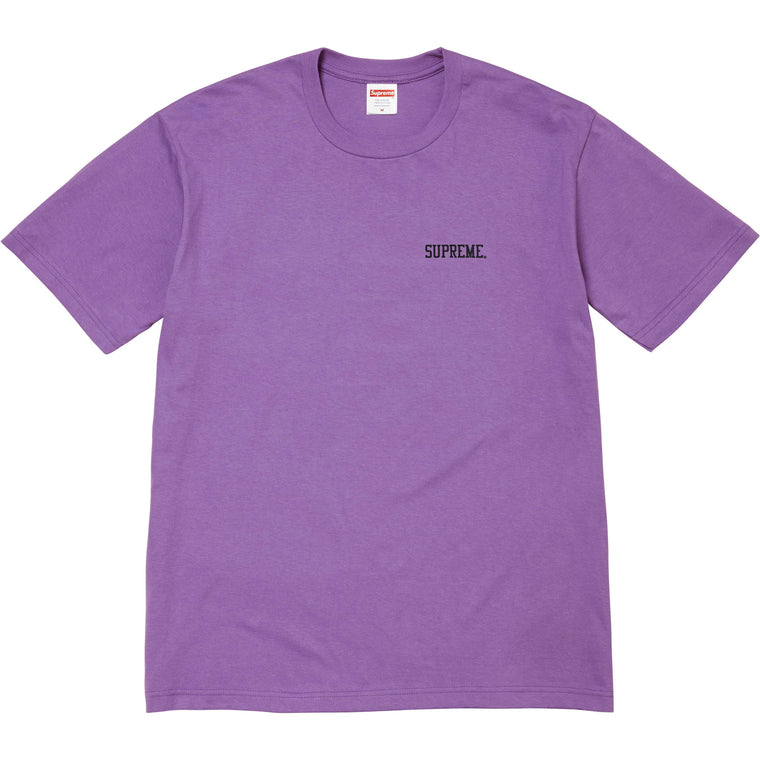 SUPREME MIKE KELLEY BANNER TEE-PURPLE