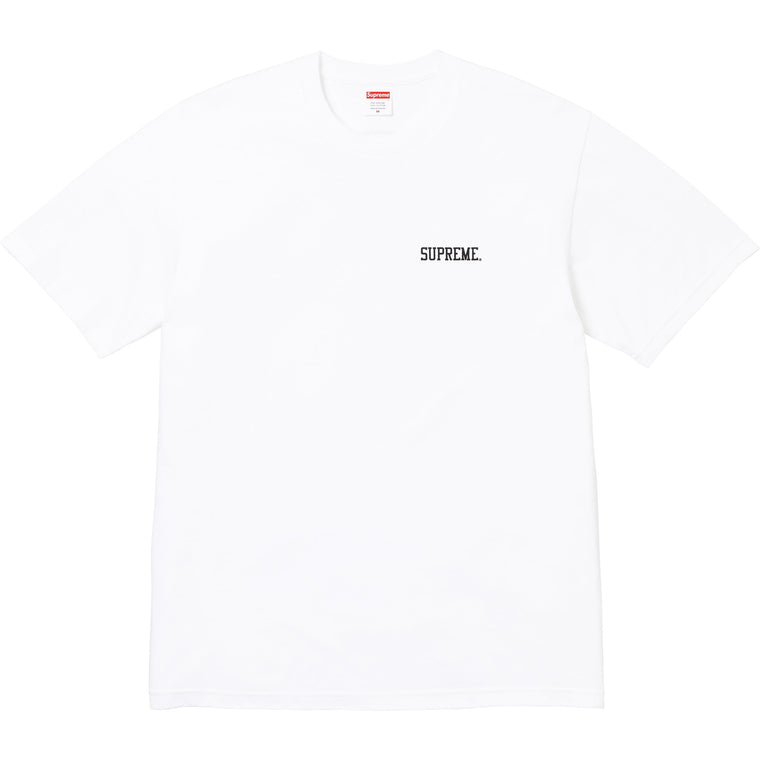 SUPREME MIKE KELLEY BANNER TEE-WHITE