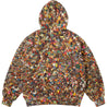 SUPREME MIKE KELLEY ZIP UP HOODED SWEATSHIRT-MULTICOLOR