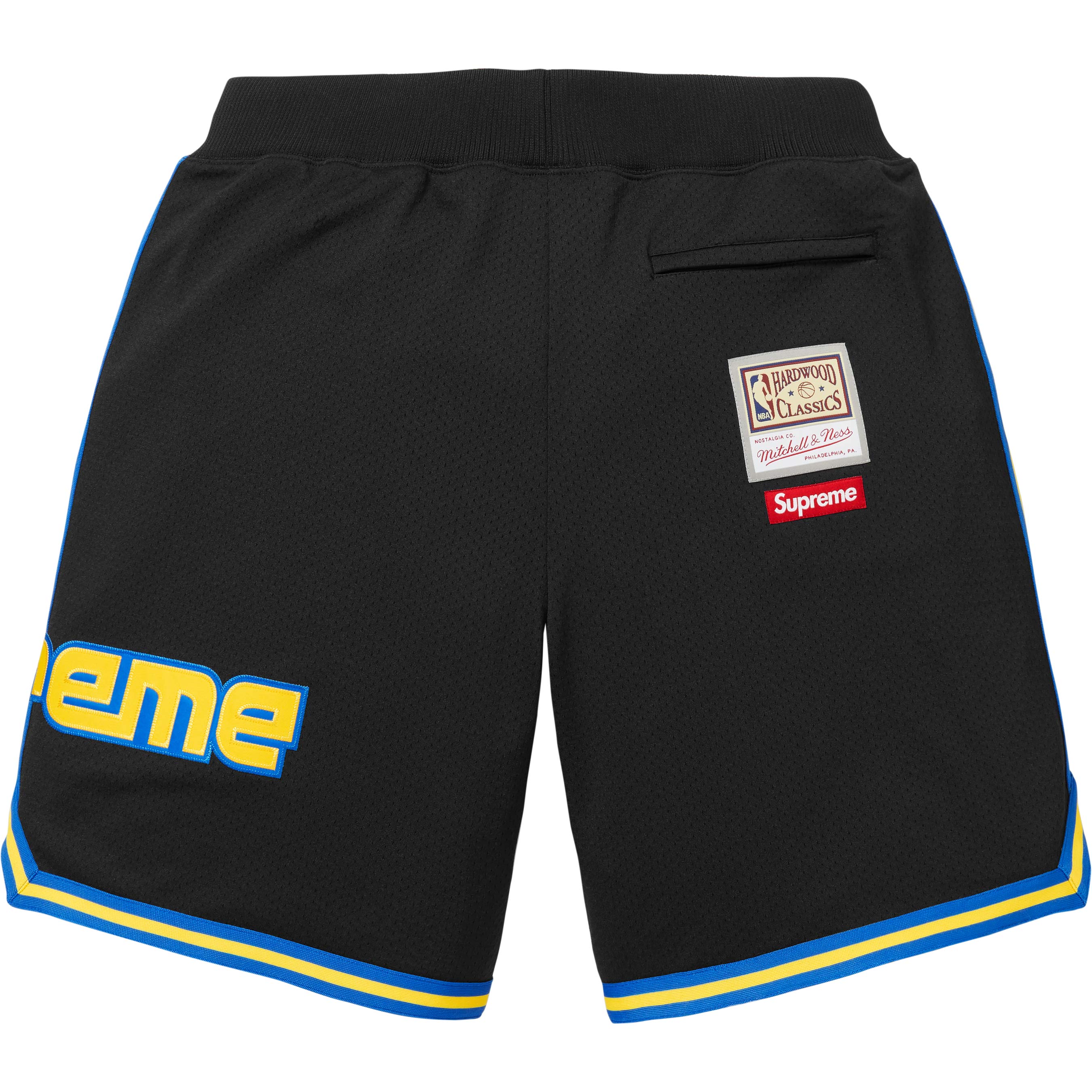 SUPREME MITCHELL & NESS® TEAMS BASKETBALL SHORT-BLACK – Popcorn Store