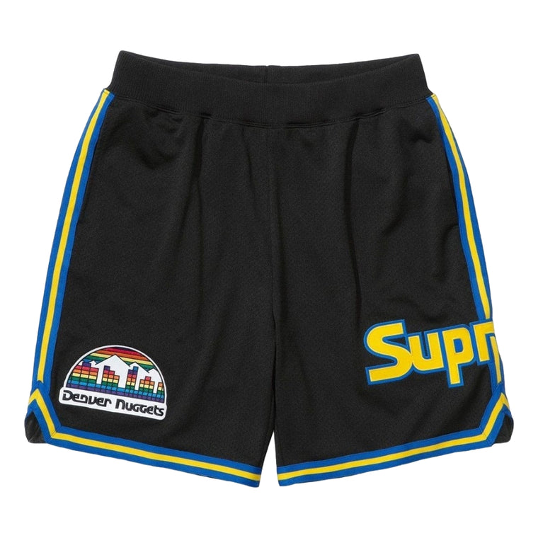 SUPREME MITCHELL & NESS® TEAMS BASKETBALL SHORT-BLACK