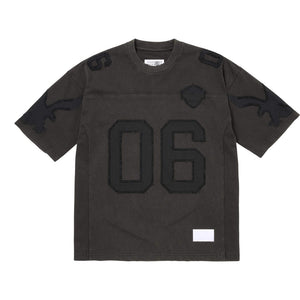 SUPREME MM6 MAISON MARGIELA COTTON FOOTBALL JERSEY-BLACK