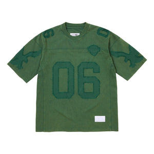 SUPREME MM6 MAISON MARGIELA COTTON FOOTBALL JERSEY-GREEN