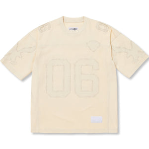 SUPREME MM6 MAISON MARGIELA COTTON FOOTBALL JERSEY-WHITE