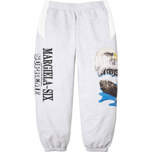 SUPREME MM6 MAISON MARGIELA EAGLE SWEATPANT-ASH GREY