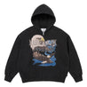 SUPREME MM6 MAISON MARGIELA EAGLE ZIP UP HOODED SWEATSHIRT-BLACK