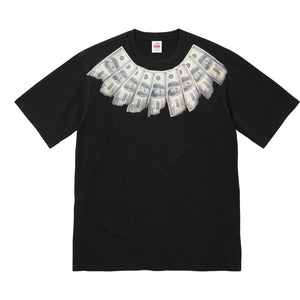 SUPREME MM6 MAISON MARGIELA MONEY S/S TOP-BLACK