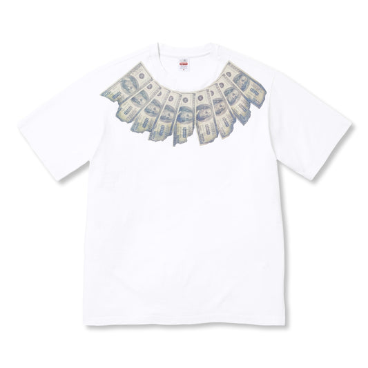 SUPREME MM6 MAISON MARGIELA MONEY S/S TOP-WHITE
