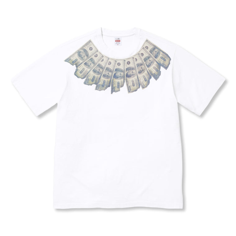 SUPREME MM6 MAISON MARGIELA MONEY S/S TOP-WHITE