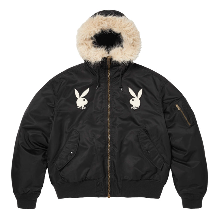 SUPREME PLAYBOY® HOODED MA-1-BLACK