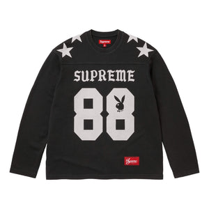 SUPREME PLAYBOY® L/S FOOTBALL TOP-BLACK