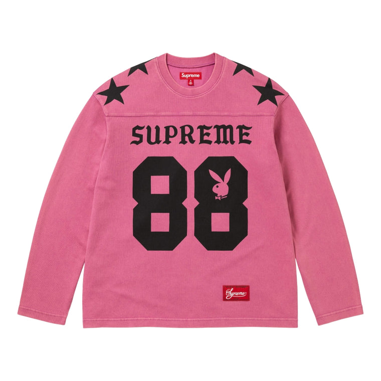 SUPREME PLAYBOY® L/S FOOTBALL TOP-PINK