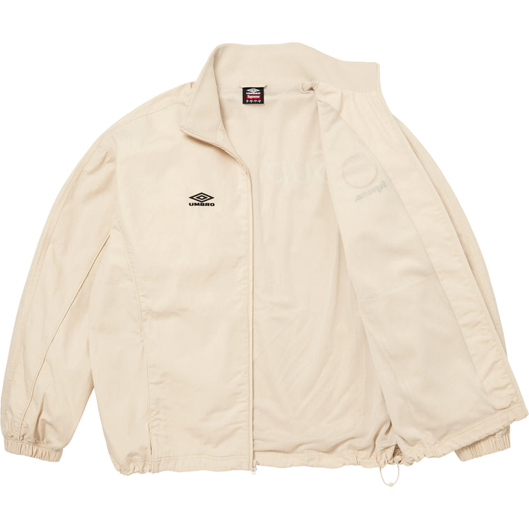 SUPREME UMBRO COTTON RIPSTOP TRACK JACKET-STONE