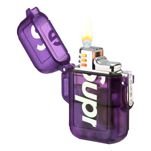 SUPREME WINDMILL ZAG LIGHTER-PURPLE