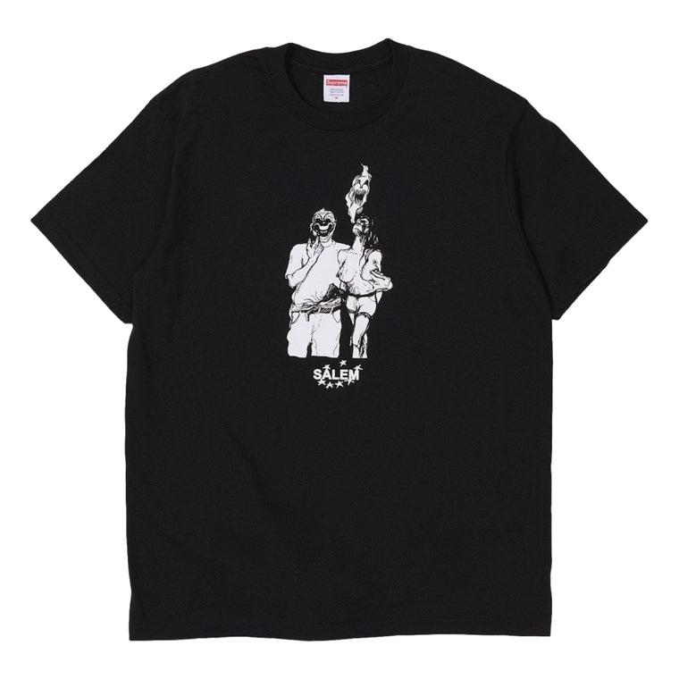 SUPREME SALEM TEE-BLACK
