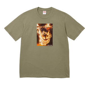 SUPREME SPITFIRE® FLAG TEE-LIGHT OLIVE