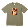 SUPREME SPITFIRE® FLAG TEE-LIGHT OLIVE