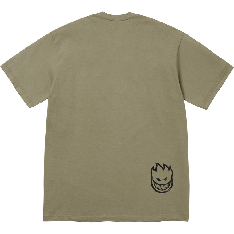 SUPREME SPITFIRE® FLAG TEE-LIGHT OLIVE