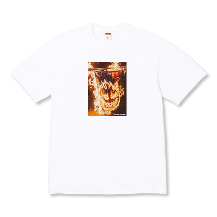 SUPREME SPITFIRE® FLAG TEE-WHITE
