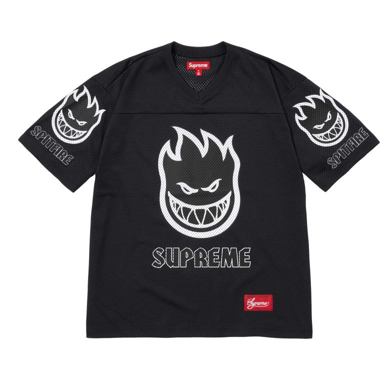 SUPREME SPITFIRE® FOOTBALL JERSEY-BLACK