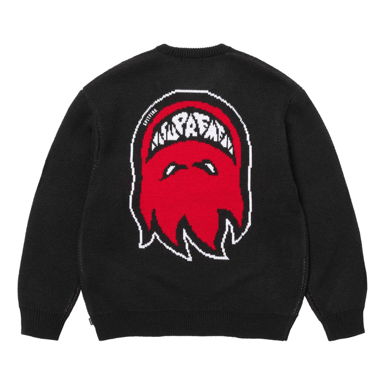 SUPREME SPITFIRE® SWEATER-BLACK