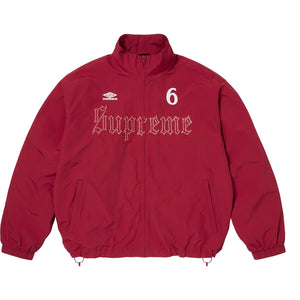 SUPREME UMBRO® RHINESTONE TRACK JACKET-RED