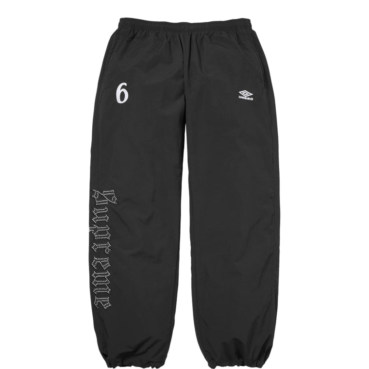 SUPREME UMBRO® RHINESTONE TRACK PANT-BLACK